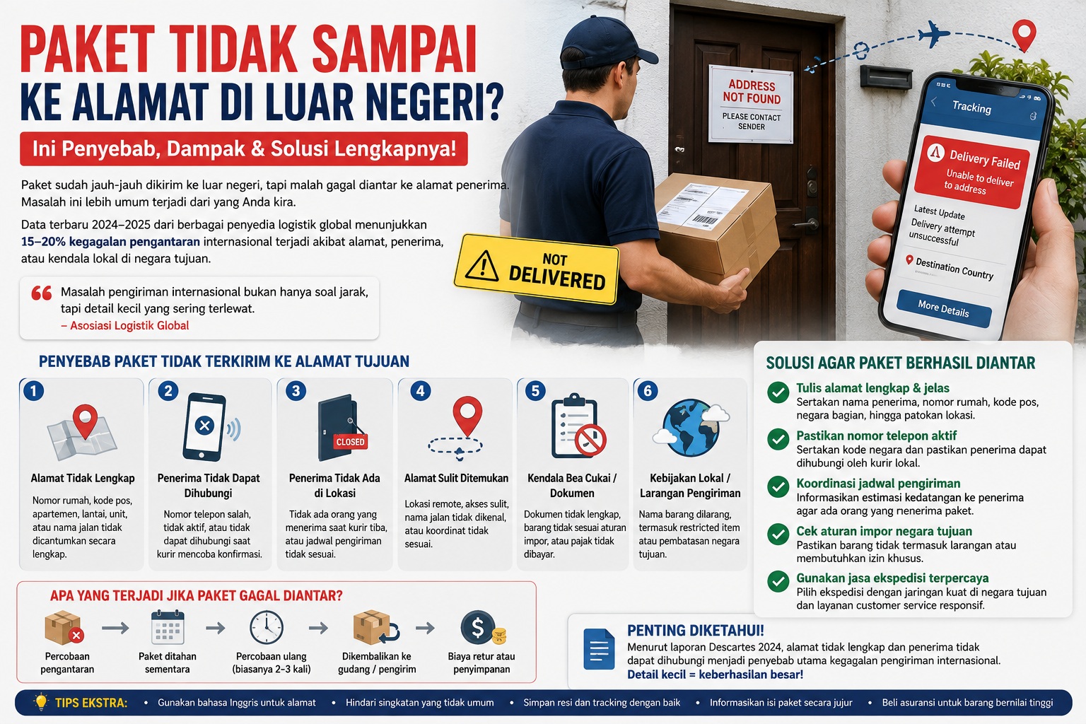 Solusi Cepat Mengatasi Paket Tidak Terkirim ke Alamat Tujuan di Luar Negeri